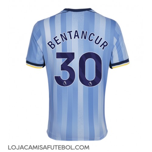 Camisa de Futebol Tottenham Hotspur Rodrigo Bentancur #30 Equipamento Secundário 2024-25 Manga Curta